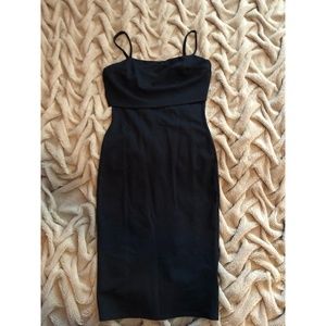 Unique Vintage Black Wiggle Dress